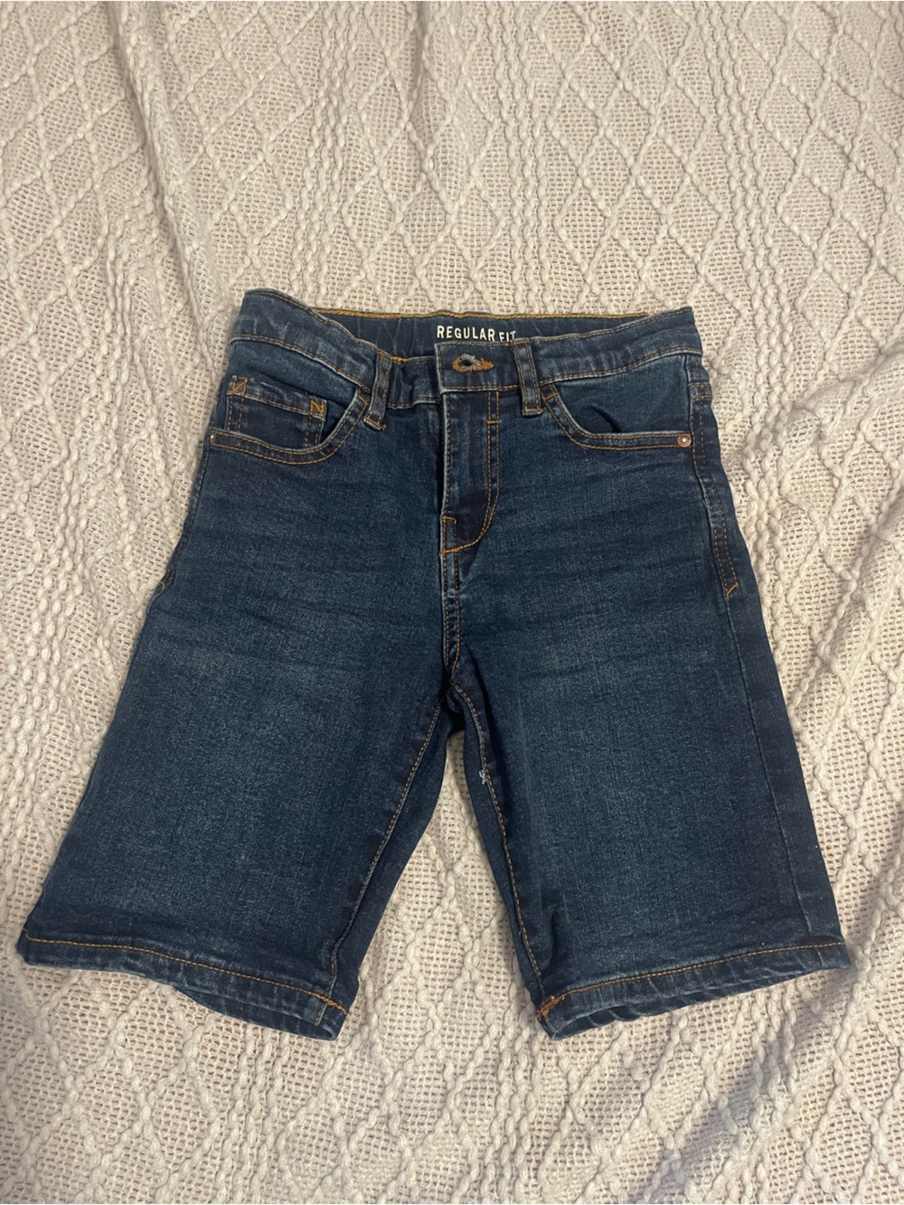 Zara Dark Blue Denim Kids Shorts